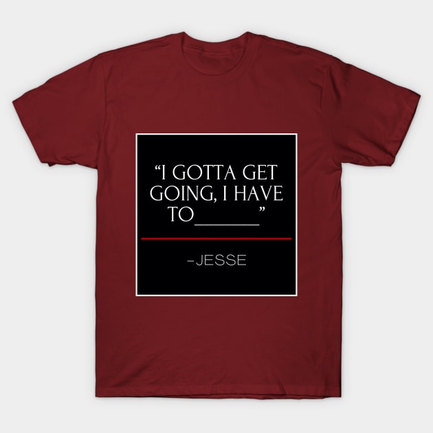 Jesse's Parting Lines T-Shirt by Rye Smile Films with Matt and Jesse